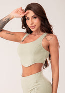 Top corselet feminino oliva harmony